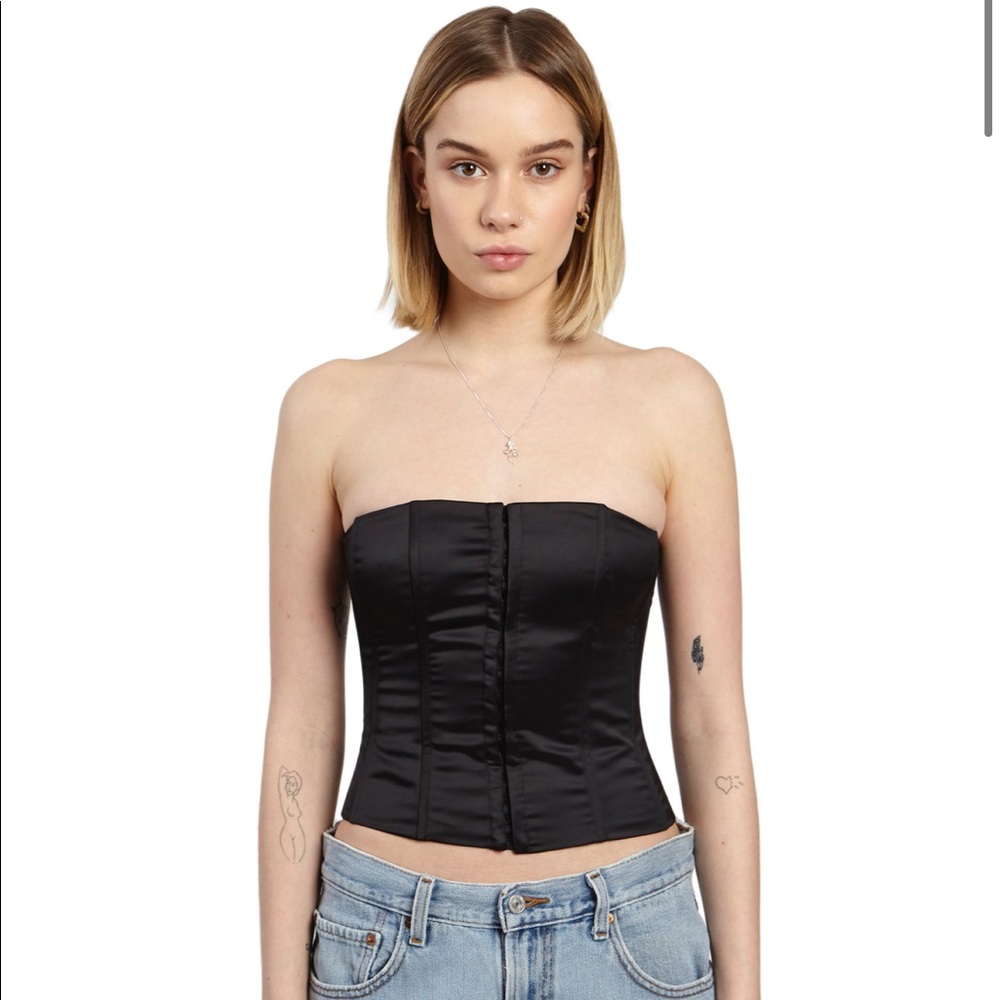Danielle Guizio Silk Corset